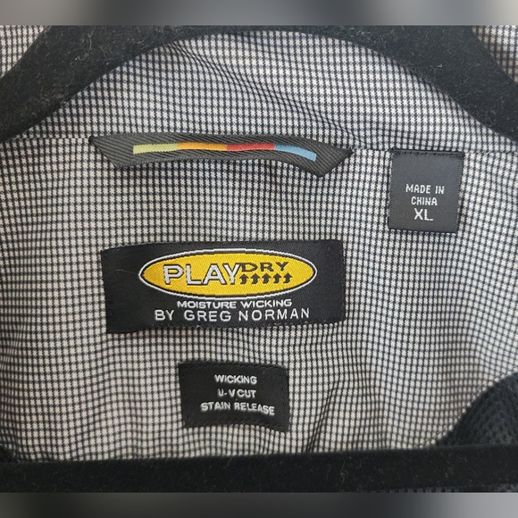 Play Dry Vest by Greg Norman | Men's XL | black | moisture wicking - Picture 4 of 5